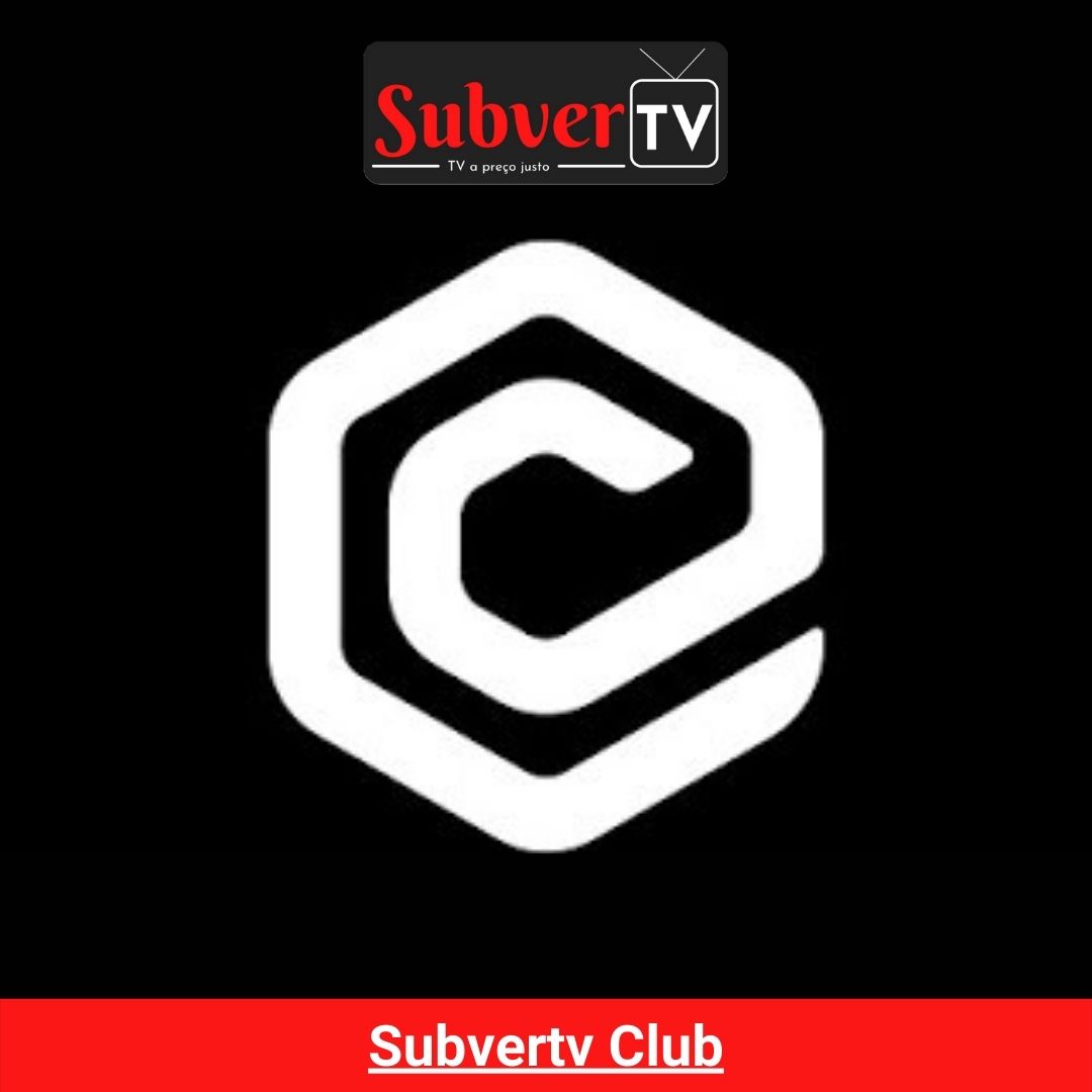 Na parte superior da imagem, têm-se a logo da Subvertv. Ao meio, a logo do aplicativo. No rodapé, o link de download do aplicativo.